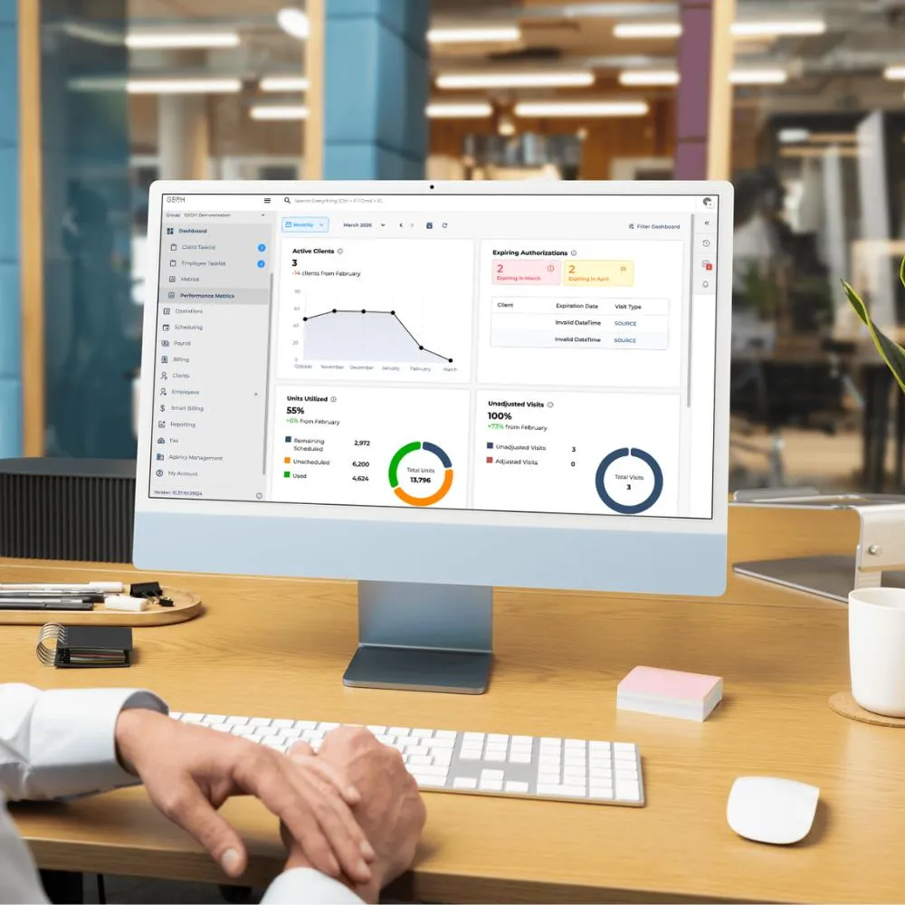 GEOH compliance dashboard screenshot