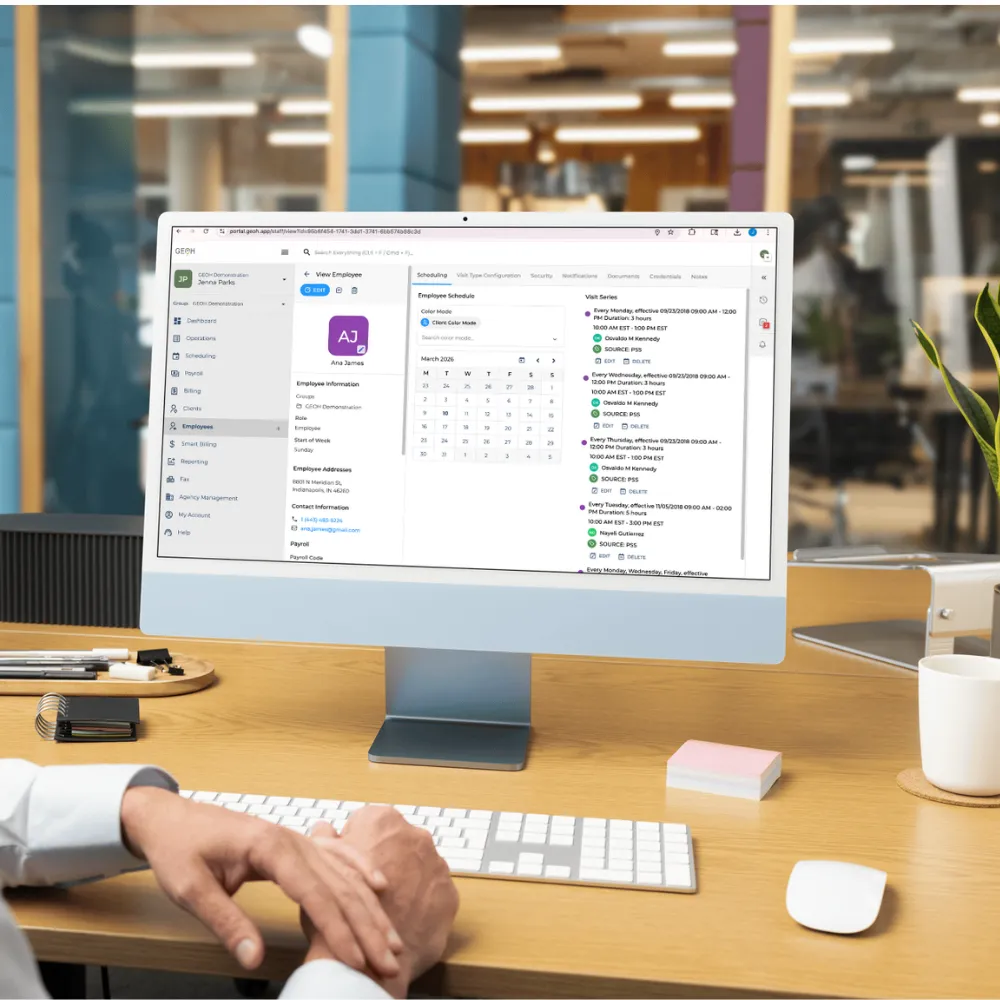 GEOH Caregiver Management Dashboard